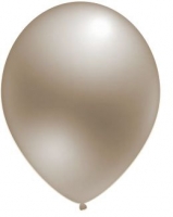 Воздушный шар серебристый 12" (Металлик)